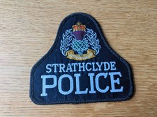 Strathclyde Police Force Scotland UK Uniform Patch
