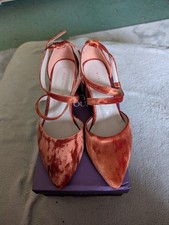 Hand Made Velvet Shoes Size 6