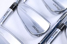 Ping i500 Irons / 4-PW / Blue Dot / Stiff Flex Dynamic Gold S300 Shafts