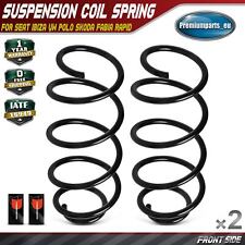 2x Coil Springs Front Side for Seat Ibiza VW Polo Skoda Fabia Rapid 1.0 1.2 1.4