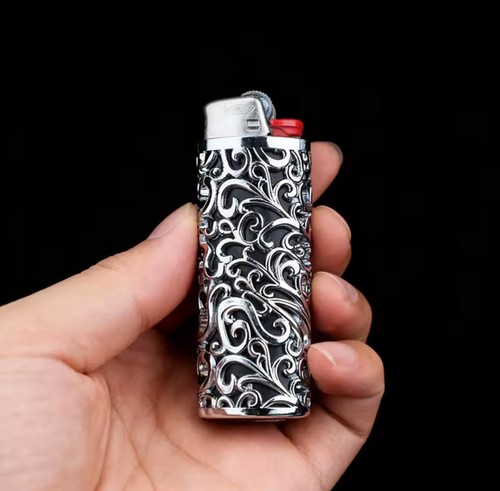 Metal lighter case chrome - metal,