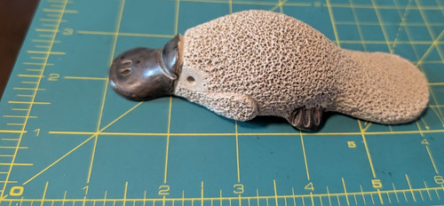 Duck billed platypus ceramic - platypus,