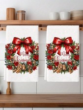 2pcs Christmas Kitchen Towels