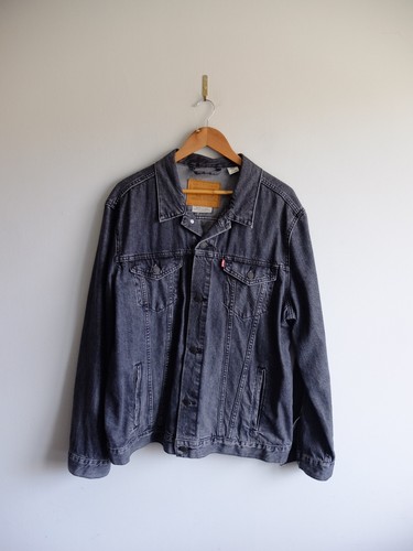 Levi denim jacket 2xl black - levi's,