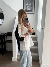 Sandwich Linen Top EU 40 White