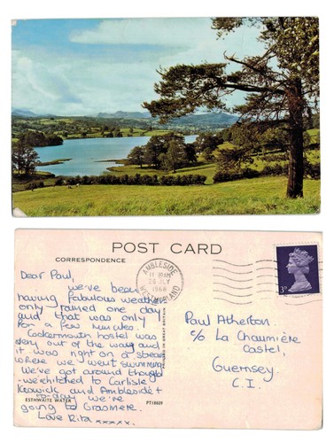 Postcard esthwaite water - postcard,