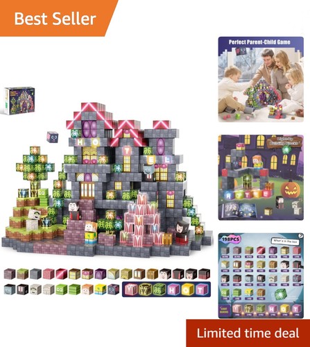 Illuminated 198pcs magnetic - illuminated,