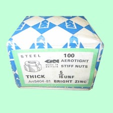 5/16 UNF GENUINE GKN AEROTIGHT NUT BZP (NEW OLD STOCK)