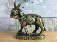Brass Working Donkey Figurine