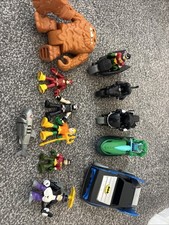 Rare Imaginext Batman & DC Superfriends Figure And Vehicle Play Set
