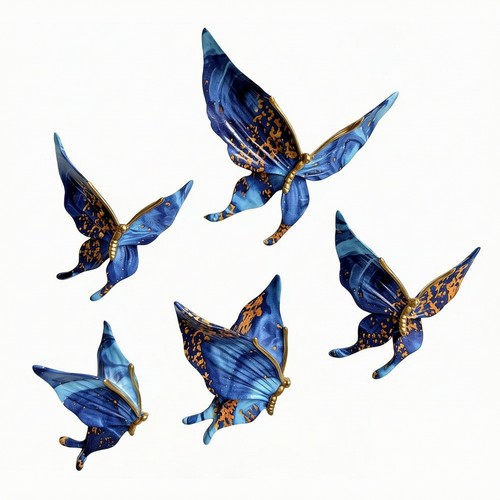 Pieces butterfly wall - 3d,