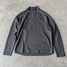 Ibex Black Merino Wool Knit