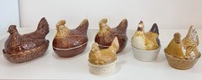 Vintage Ceramic Chicken And Duck Egg Holders Set Of 20 (various)