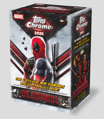 Topps chrome marvel deadpool - topps,
