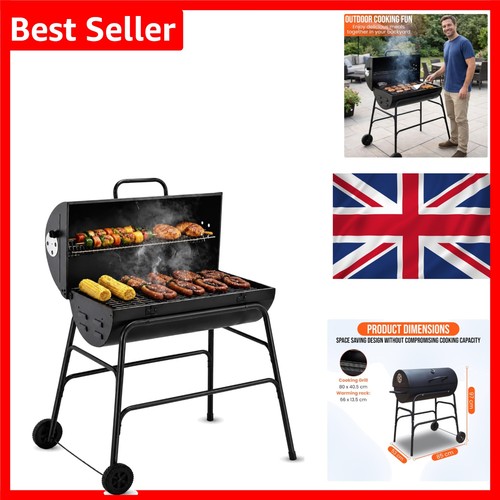 Charcoal bbq grill - charcoal, steel