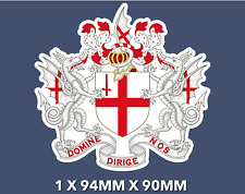 Sticker City of London coat of