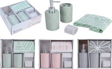 3 Piece Ceramic Bathroom Set