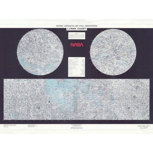 Space nasa 1979 lunar chart - nasa,