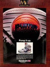 Reebok Pump Vintage Print Ad -