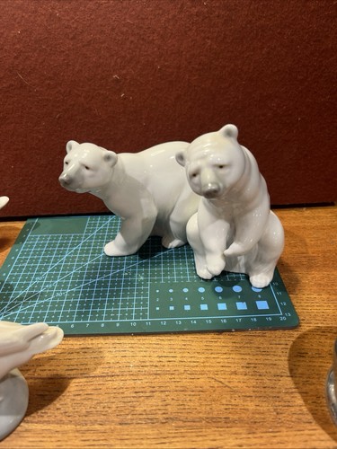 Lladro porcelain polar - porcelain, bear