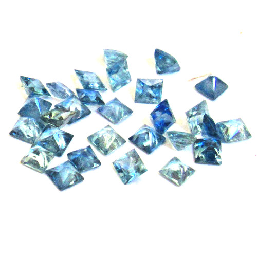 10pcs natural blue sapphire - 10pcs,