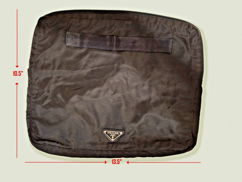 Prada black tessuto nylon - prada,