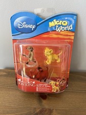 DISNEY MICRO WORLD THE LION KING 3 PACK COLLECTABLE FIGURES