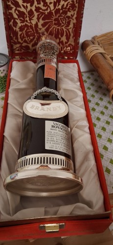 Old romagna brandy bottle - old,