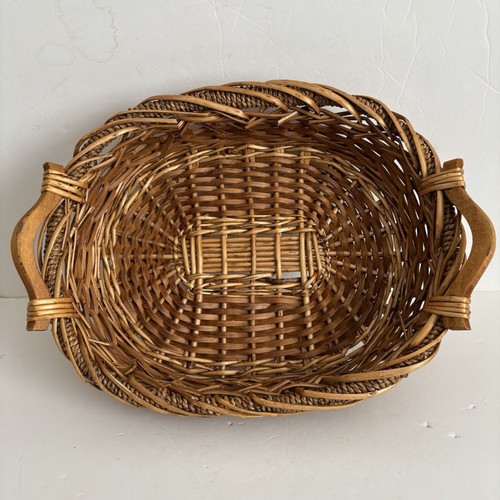 Oval wicker basket bread - wicker,