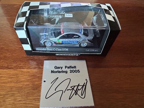 Gary paffett signed 2005 - signed, dtm