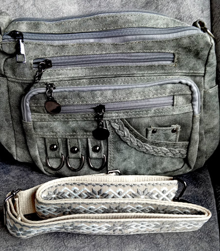 Ladies handbag with multi