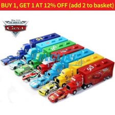 Disney Pixar Cars Chick Hicks Lightning McQueen Mack Hauler Truck & Car Toys New