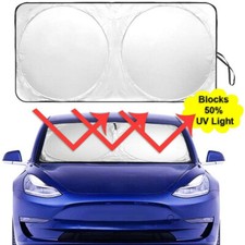 147*69cm Car Sunshade Sun Shade Front Protection Window Windshield Cover