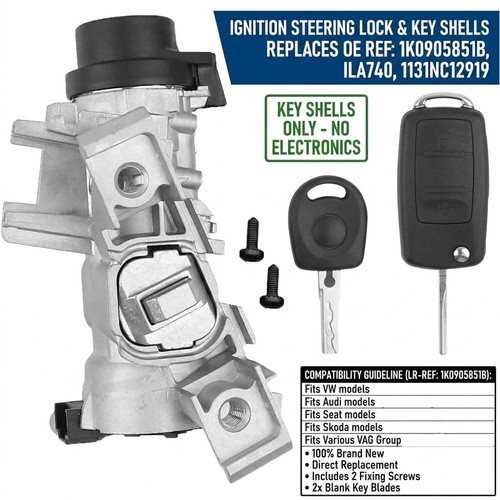 Ignition switch steering - ignition, lock