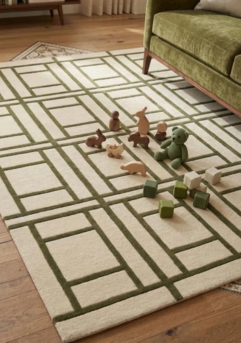 Hand tufted modern - hand-tufted, geometric