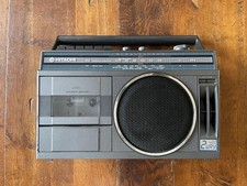 Vintage Hitachi TRK-5380e Cassette Radio Recorder 2 Way Two / Working Tested