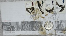 1998 UK 50p Coin & Stamp Cover