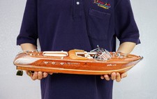 Wooden Model Ship Speed Boat