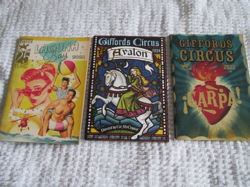 Giffords circus programmes - giffords,