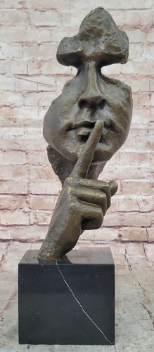 Silence modern bronze - silence,
