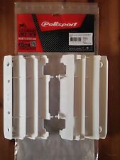 YAMAHA YZ 125  YZ 250  2005-2021   POLISPORT RADIATOR LOUVRES RAD GUARDS  WHITE