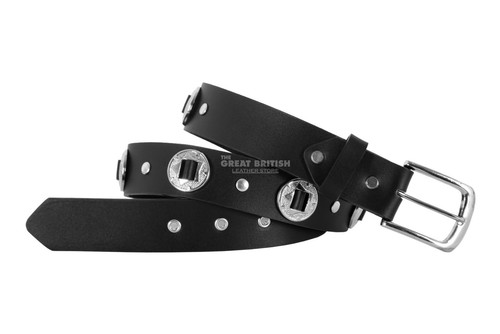 Men concho leather belts - men’s,