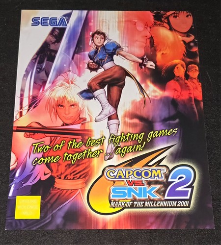 Capcom snk arcade flyer - vs,