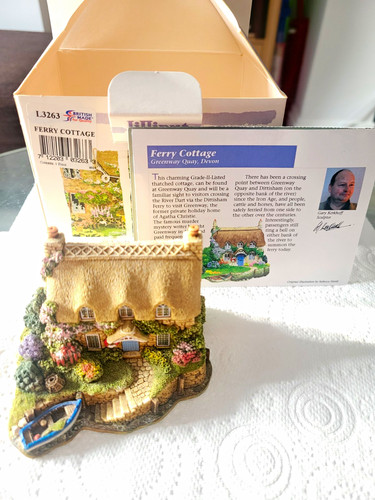 Lilliput lane ferry - ferry, cottage