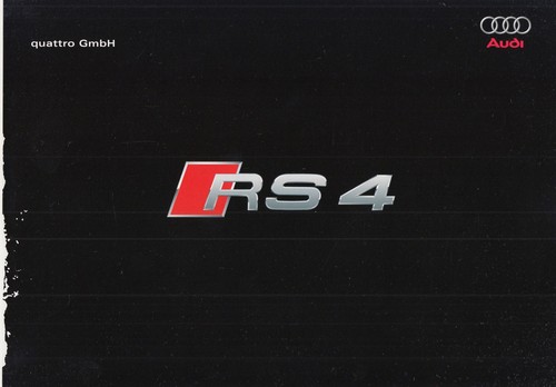 Audi rs4 poster - audi,