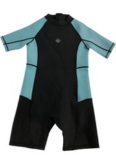 Kid's Shortie Wetsuit  Neoprene Rubber Black Blue 3/4 Years