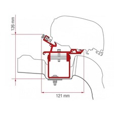 Fiamma awning bracket - awning,