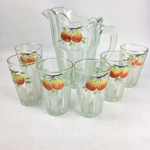 Vintage english glass lemonade - vintage,