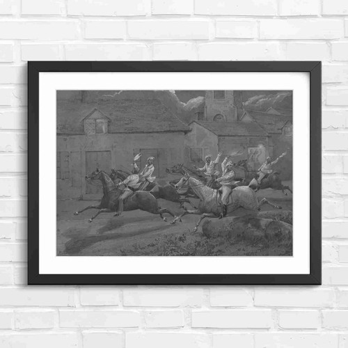 Hunting party riders - hunting,