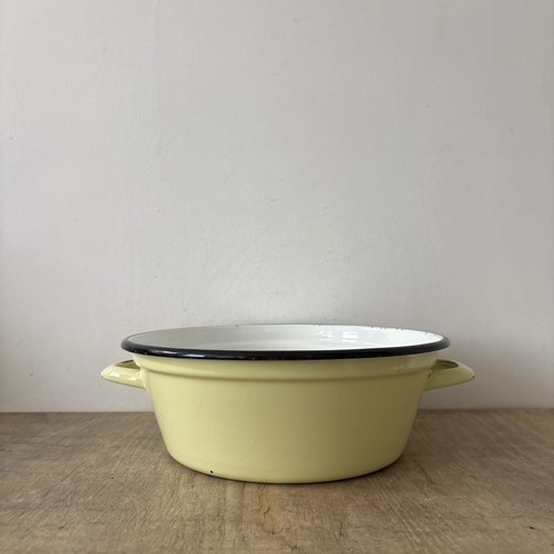 Vintage large enamel - large,